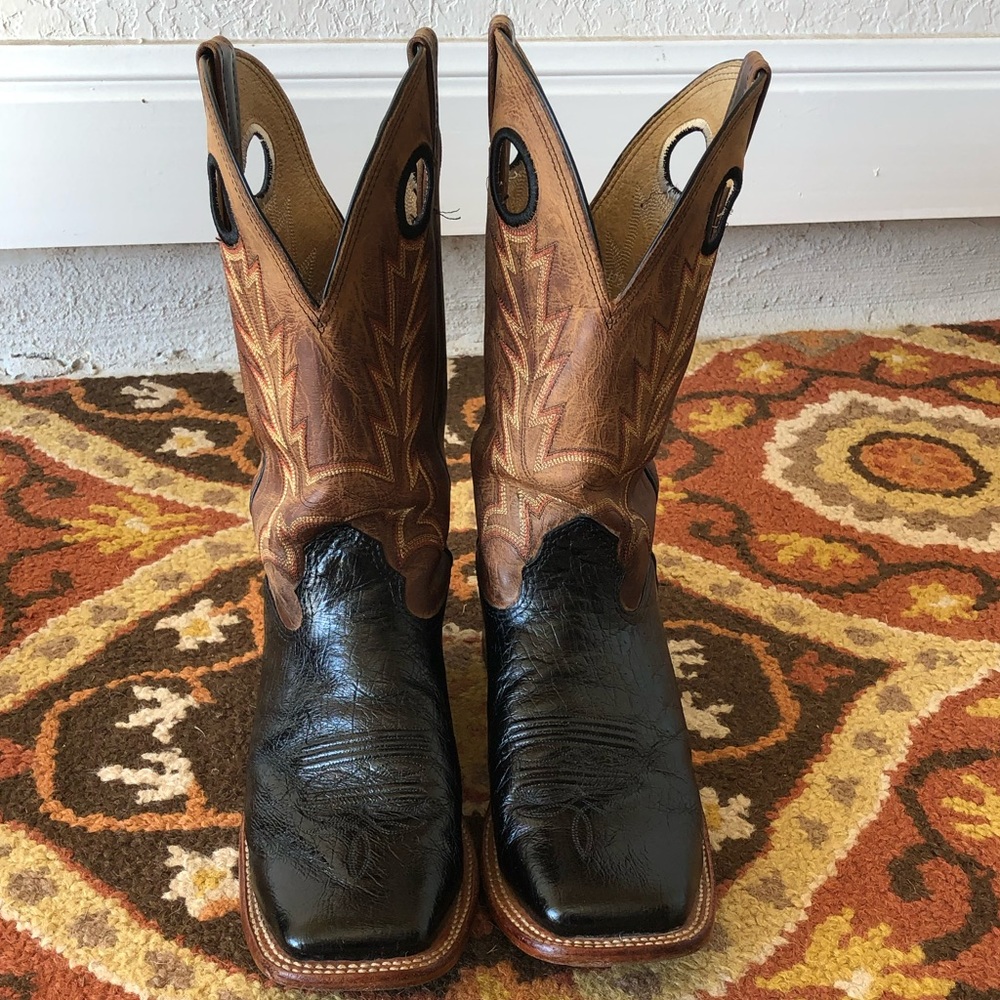 Cavenders Smooth Ostrich Boots 10.5D